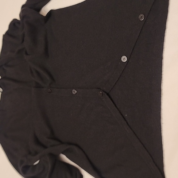 Halston Black Button Down Sweater Size XS - Picture 11 of 11